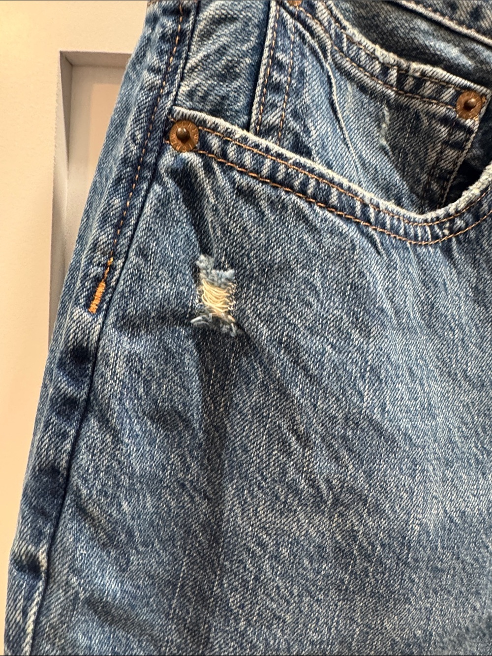 NWT Women’s J.Crew High Rise Straight jeans 33P - Picture 6 of 7